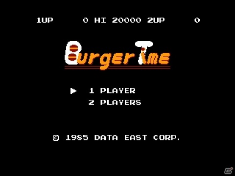 「バーガータイム（コンシューマー版）」がプロジェクトEGGで配信！ピータペッパーを操作して巨大なハンバーガーを完成させようの画像1