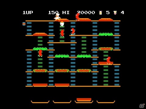 「バーガータイム（コンシューマー版）」がプロジェクトEGGで配信！ピータペッパーを操作して巨大なハンバーガーを完成させようの画像2
