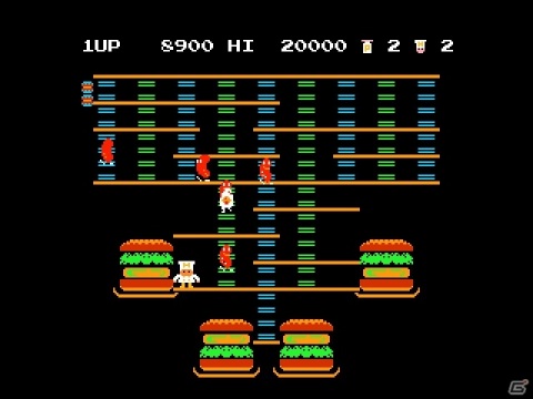 「バーガータイム（コンシューマー版）」がプロジェクトEGGで配信！ピータペッパーを操作して巨大なハンバーガーを完成させようの画像3