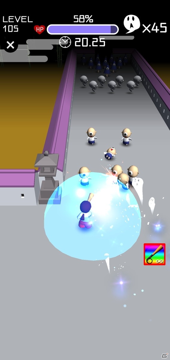 3gooからカジュアルゲームアプリ「妖怪バトル」が配信！暴れる妖怪たちを退治するアクションシューターゲームの画像11