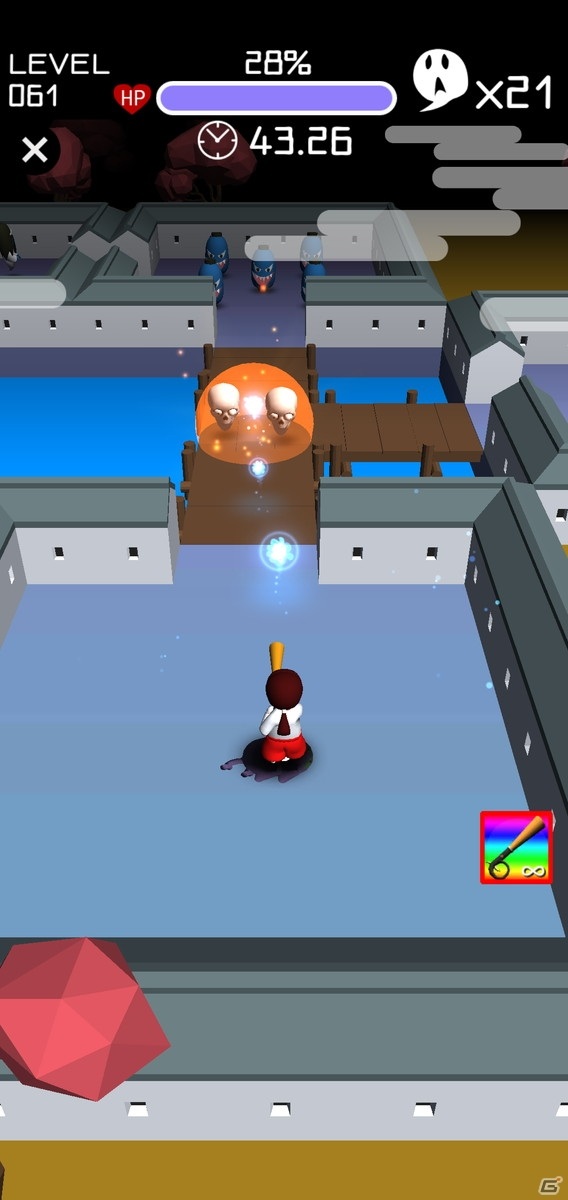 3gooからカジュアルゲームアプリ「妖怪バトル」が配信！暴れる妖怪たちを退治するアクションシューターゲームの画像7
