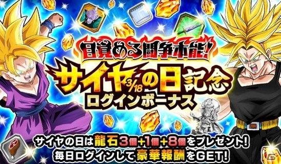 「ドラゴンボールZ ドッカンバトル」サイヤの日記念キャンペーンが開催！DOKKANフェスには超サイヤ人ブロリーが登場の画像2