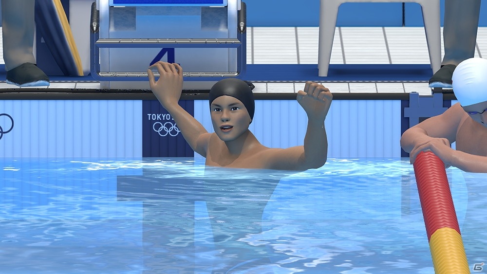 東京2020オリンピック The Official Video Game」水泳「100m自由形」に
