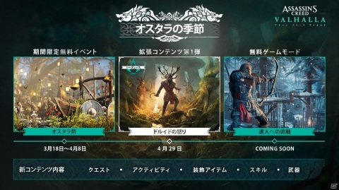 「アサシン クリード ヴァルハラ」拡張コンテンツ「ドルイドの怒り」が4月29日に配信決定！の画像9