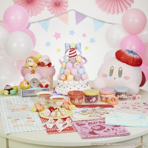 「一番くじ 星のカービィ あま～いひととき。」が4月23日より順次発売！ぬいぐるみや時計つきチェストが登場の画像1