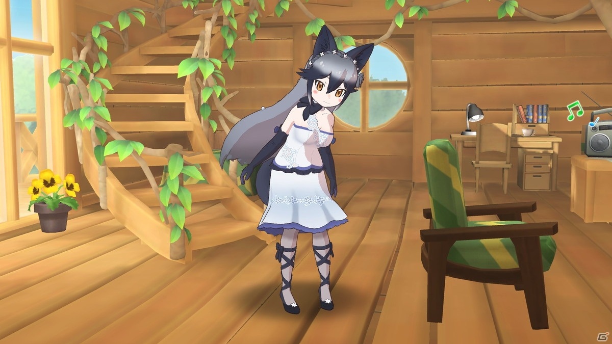 「けものフレンズ3」1.5周年記念！初期☆4フレンズ8人の特別な着替え「パーティードレス」を紹介の画像12