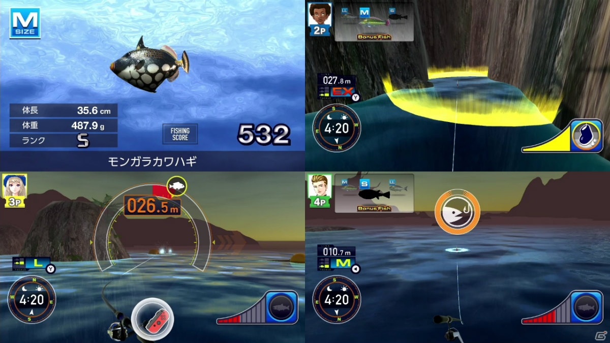 Switch「フィッシング ファイターズ」がリリース！4人対戦で競い合うプレイムービーも公開の画像10