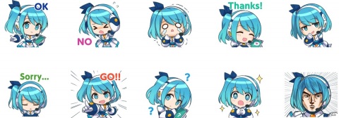 「ロックマンX DiVE」全40種のLINEスタンプが登場！エックスやゼロ、リコとトークを楽しもうの画像2