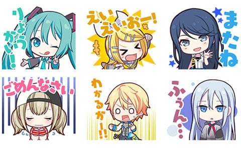 プロジェクトセカイ のline公式スタンプが発売 初音ミクを始めとした40種類の可愛いらしいスタンプが登場 ゲーム情報サイト Gamer