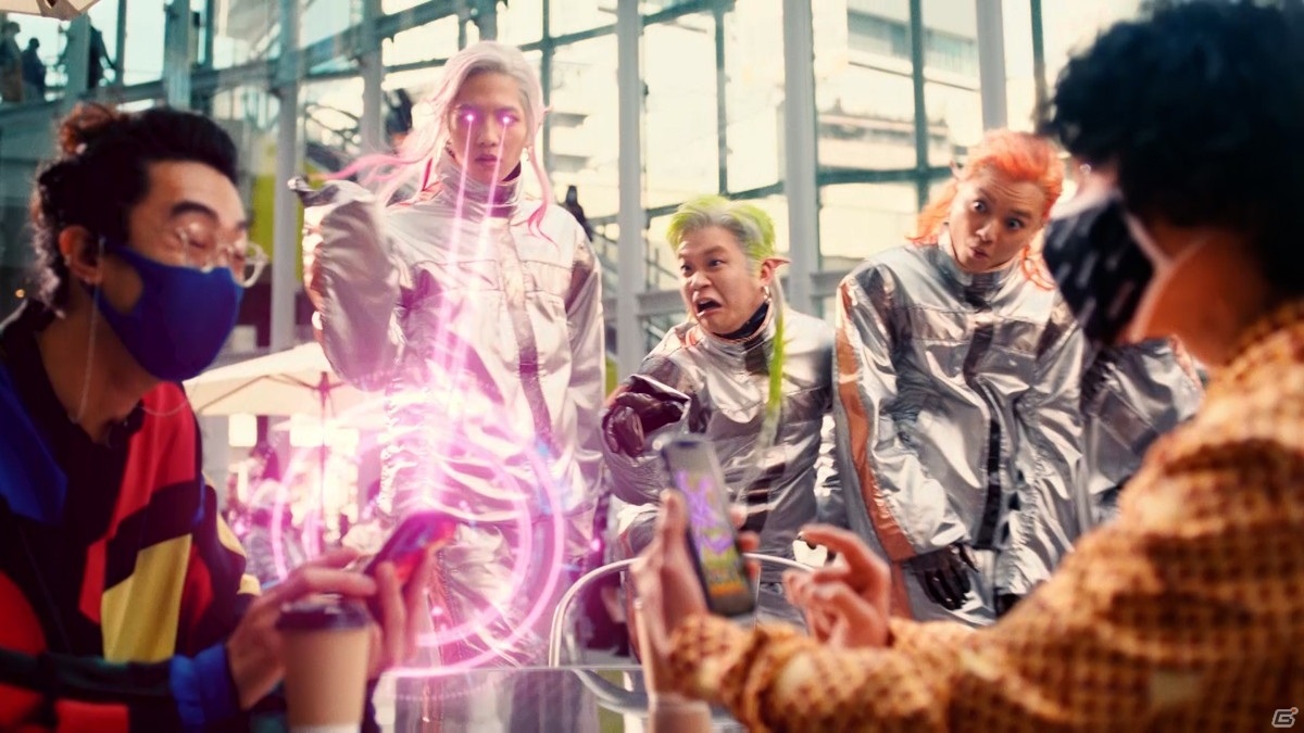 満島真之介さん、染谷将太さん、矢本悠馬さん、志尊淳さんが宇宙人に！？「モンスターストライク」の新CMが公開の画像2