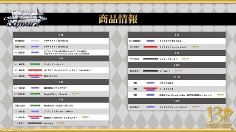 「13周年記念ヴァイスシュヴァルツ生放送」で「無職転生」「ラブライブ！スーパースター!!」など新規参戦タイトルが発表！の画像13