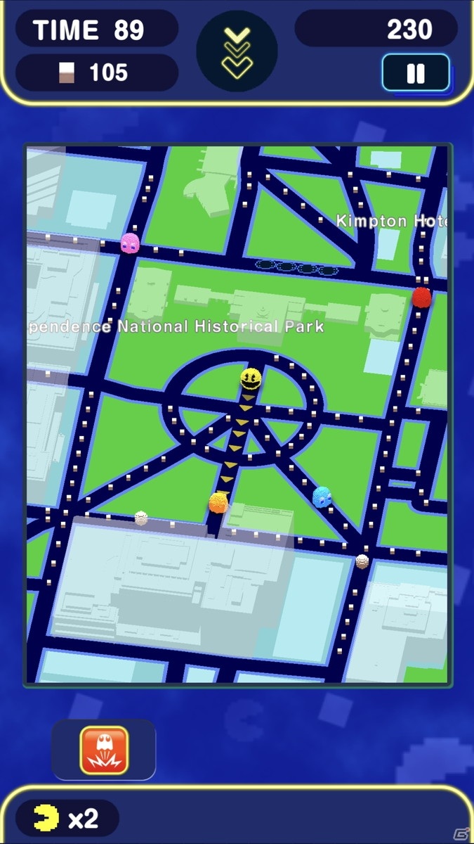 「PAC-MAN GEO」大型アップデート Ver.2.0が配信！新ゲームモード「ワールドツアー」が登場の画像3
