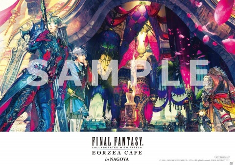 「ファイナルファンタジー エオルゼアカフェ」が名古屋に初登場！内装テーマはきらびやかな装飾が印象的な都市・ユールモアの画像3