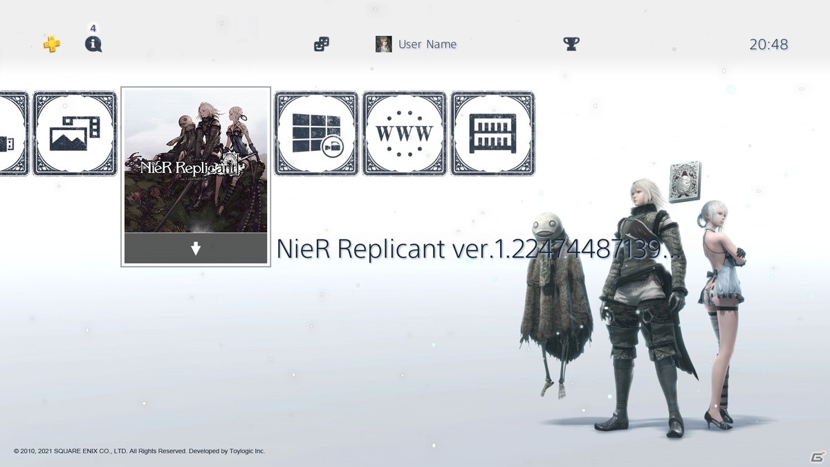 Ps4版 Nier Replicant Ver 1 の初回生産特典 早期dl特典詳細が公開 ゲーム情報サイト Gamer