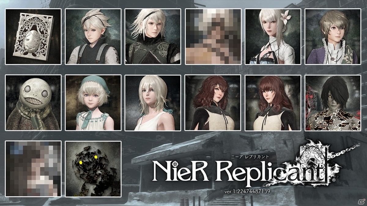 Nier Replicant Remaster Comparison