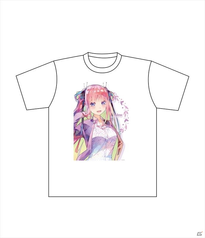 「五等分の花嫁∬」約20cmのデカアクリルスタンドとフルカラーTシャツがPALE TONE seriesより発売！の画像7