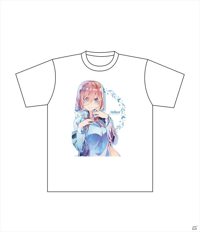 「五等分の花嫁∬」約20cmのデカアクリルスタンドとフルカラーTシャツがPALE TONE seriesより発売！の画像8