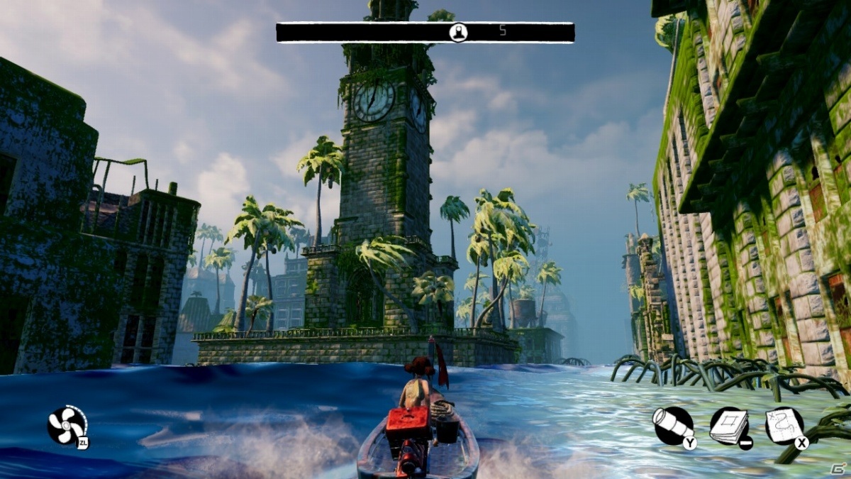 廃墟と化した世界を探索するアクションゲーム「ミクと水没都市」がSwitchで4月28日に配信！の画像2