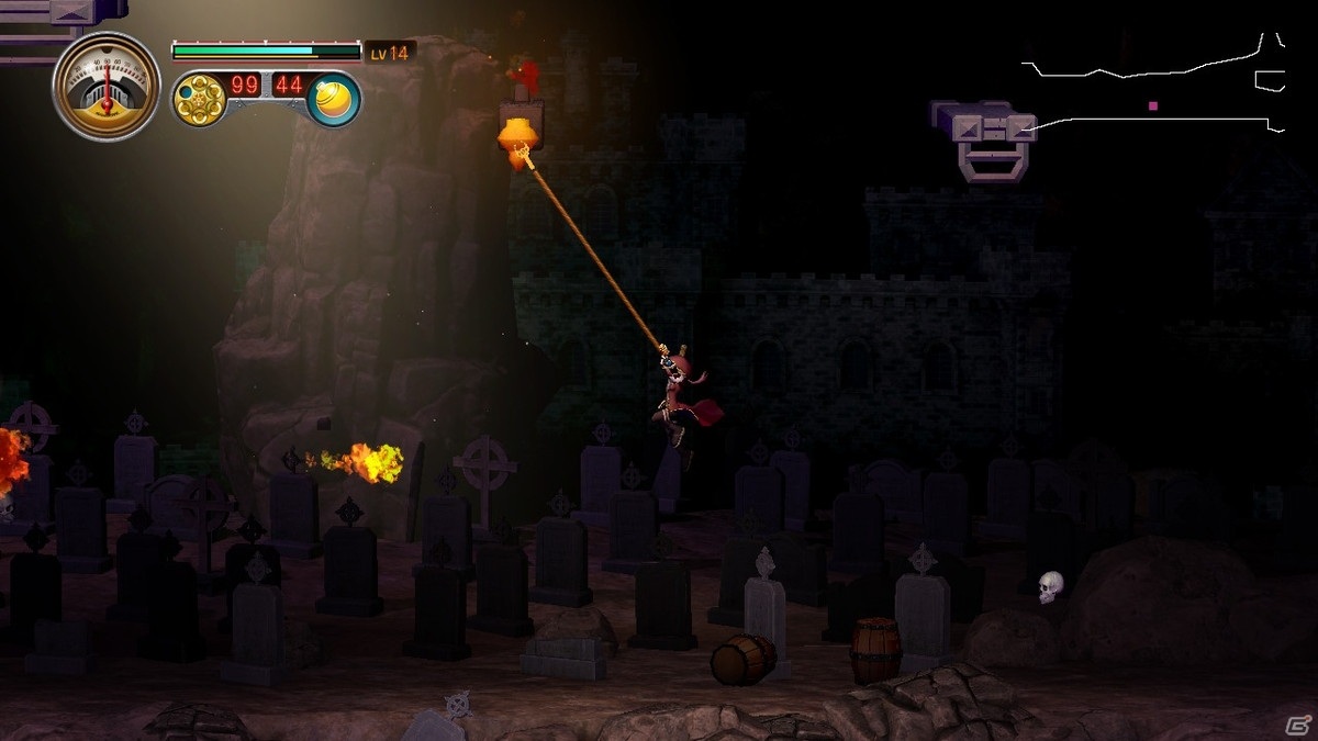 リボルバーとワイヤーアクションで進むメトロイドヴァニア「ミアステール～デズニフの遺跡～」がSwitch/Steam向けに配信開始！の画像5