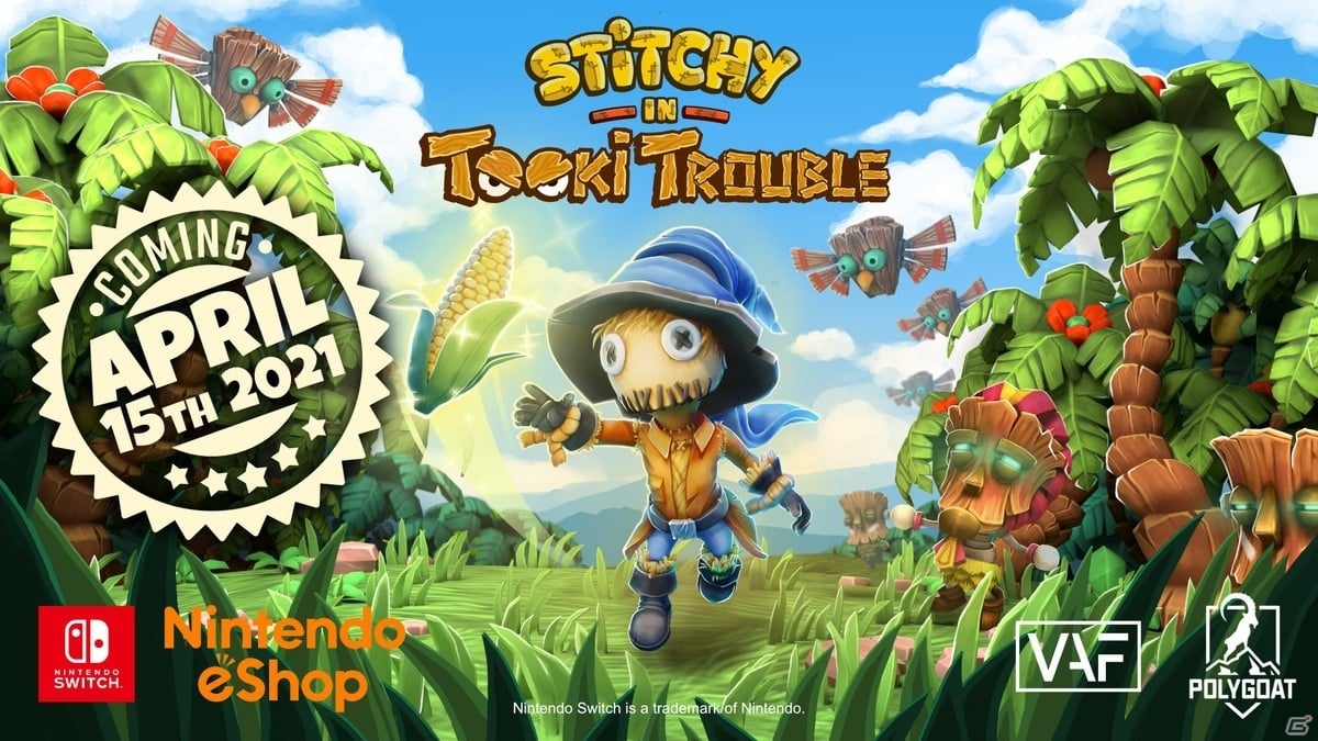 おとぎ話のようなアートが特徴の横スクロールアクション「スティッチ・イン・トゥーキ・トラブル」が配信開始！の画像1