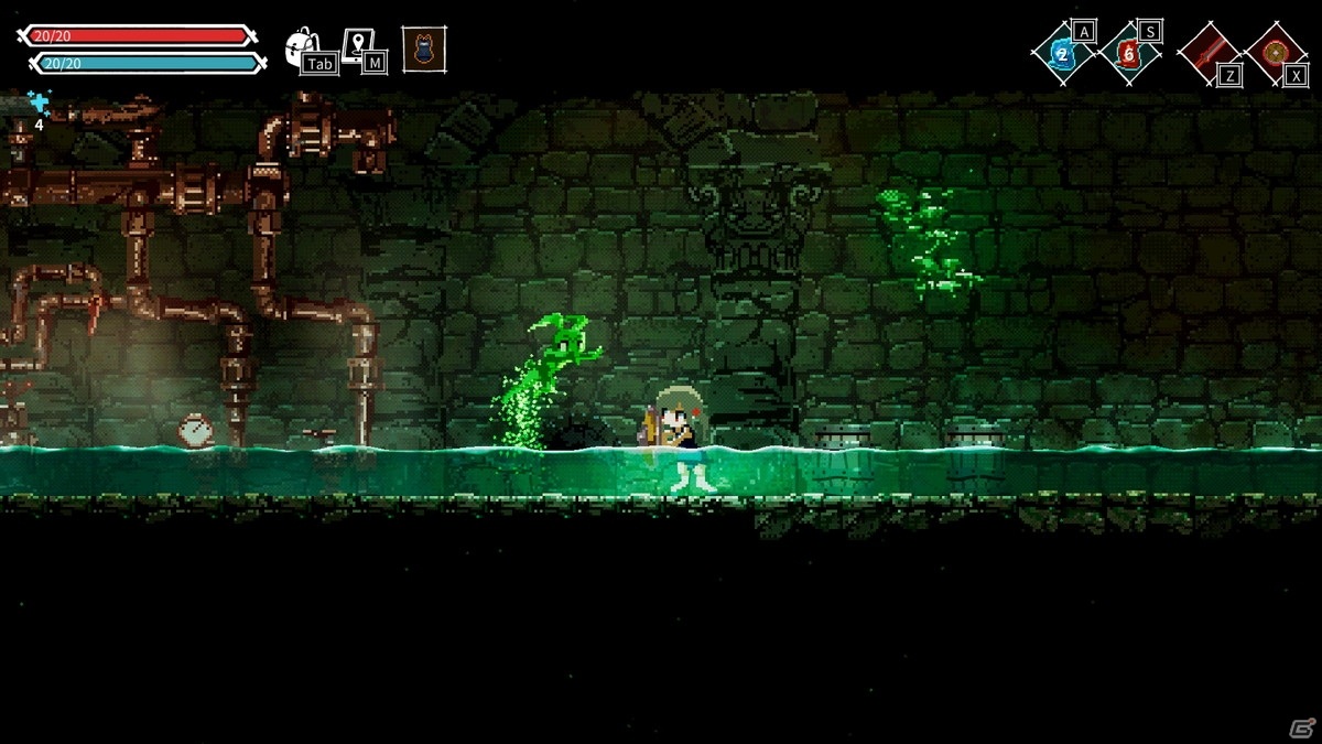 使えるものは何でも使え！ドット絵や不気味な雰囲気が特徴の横スクロールアクションADV「Lost Ruins」が5月13日に発売の画像5