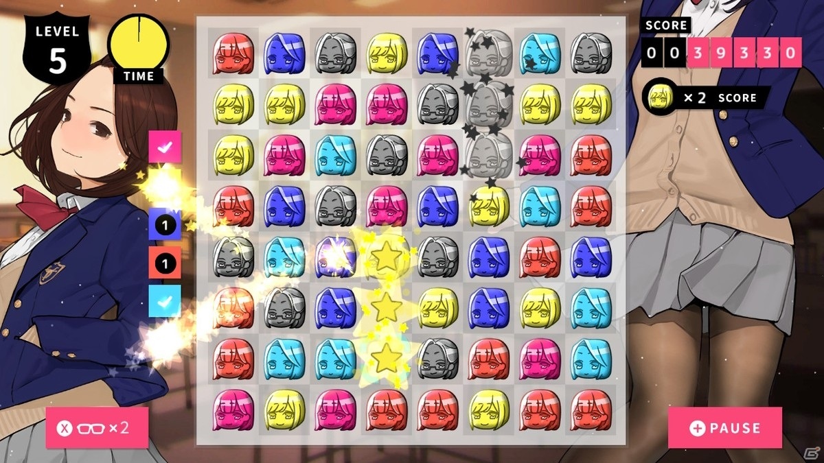 ショートアニメシリーズ「みるタイツ」初のパズルゲーム「あそぶタイツ パズルレッスン」がiOS/Android/Switch向けに登場！の画像2