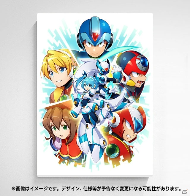 「ロックマンX DiVE」水野佳祐氏描き下ろしのハーフアニバーサリー記念イラストが公開！高精細アクリルアートが当たるチャンスもの画像3