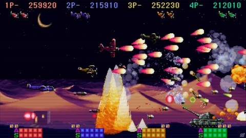 「P-47 ACES」の拡張移植版「P-47 ACES 改」がexA-Arcadia向けに発表！ワイド画面で4人同時プレイが可能の画像8