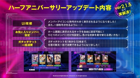 「D4DJ Groovy Mix」ハーフアニバーサリーを記念して最大5,000ダイヤがもらえるキャンペーンが実施！の画像2