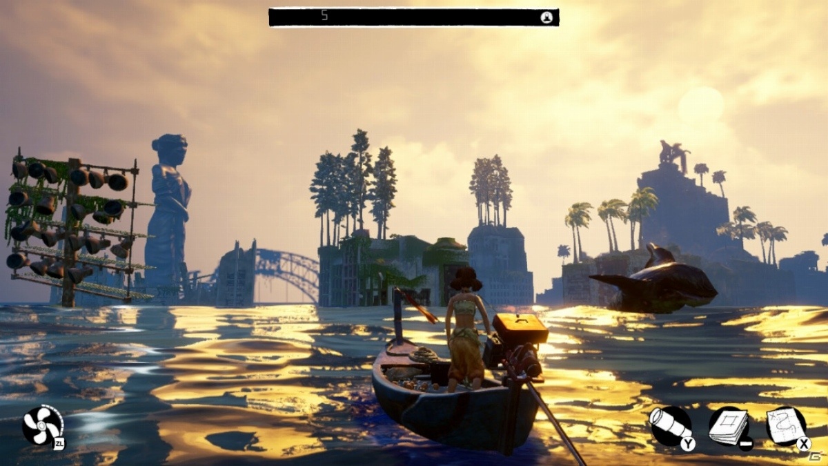 水没した都市で明かされる真実とは？戦闘のないアクションゲーム「ミクと水没都市」が配信の画像1
