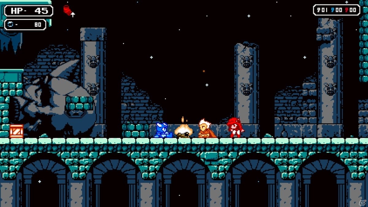 PS4/Xbox One/Switch/Steam「Astalon -地球の涙-」が6月3日に配信！3人の特徴が異なるキャラを切り替えながら進む2DACTの画像3