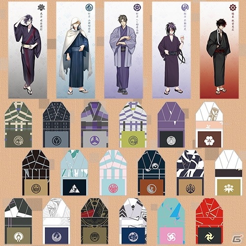 「刀剣乱舞-ONLINE-」のてぬぐいコレクション第5弾が5月14日より発売！軽装姿の山姥切国広ら23振りの刀剣男士が登場の画像5
