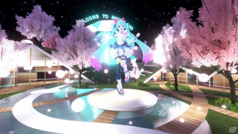 VRイベント「MIKU LAND β mini YOSAKURA」の公式レポートが到着！幻想的なVRワールドや後夜祭の様子を紹介の画像1