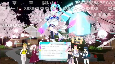 VRイベント「MIKU LAND β mini YOSAKURA」の公式レポートが到着！幻想的なVRワールドや後夜祭の様子を紹介の画像19