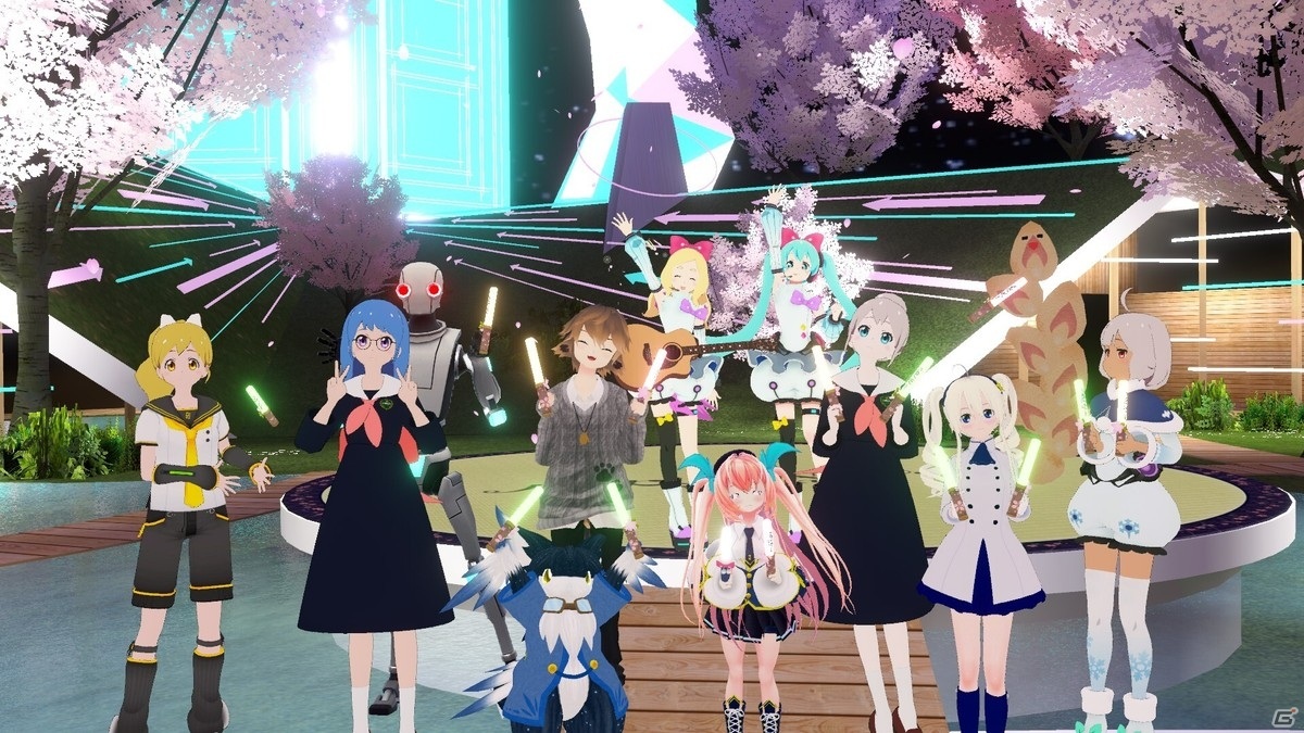VRイベント「MIKU LAND β mini YOSAKURA」の公式レポートが到着！幻想的なVRワールドや後夜祭の様子を紹介の画像3
