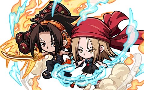 「ポコロンダンジョンズ」にてTVアニメ「SHAMAN KING」とのコラボが開催！★7まで進化できる葉＆アンナが登場