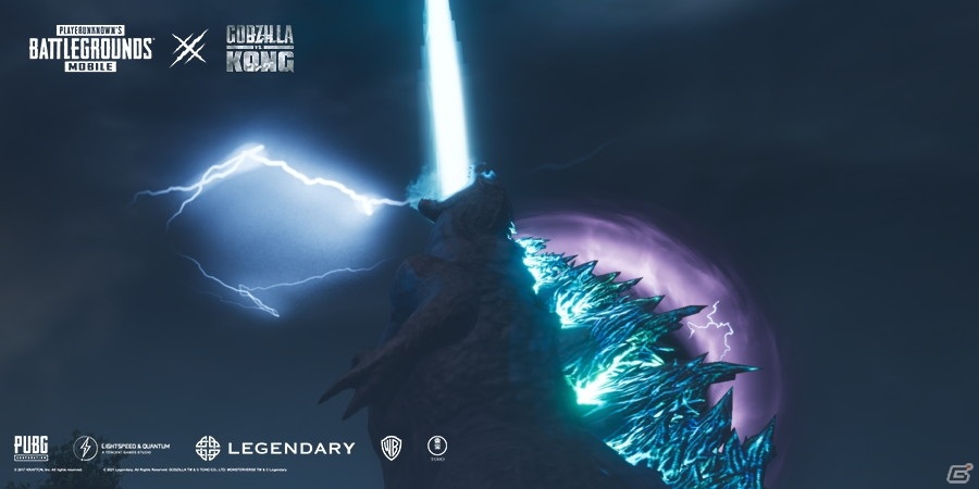 「PUBG MOBILE」実物大のゴジラがマップに出現！映画「ゴジラvsコング」とのコラボが開催の画像2