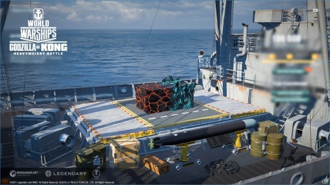 「World of Warships」でゴジラとコングの海上大激突！映画「ゴジラvsコング」との巨獣コラボイベントが開催の画像2