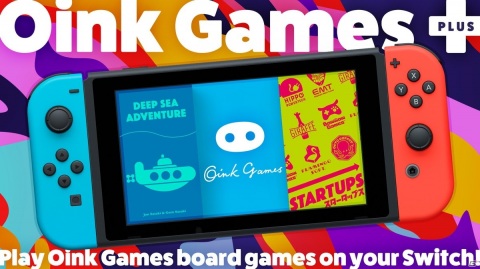 ボードゲームのオンライン化プロジェクト―Switch「Oink Games ＋」のクラウドファンディングが開始！の画像1