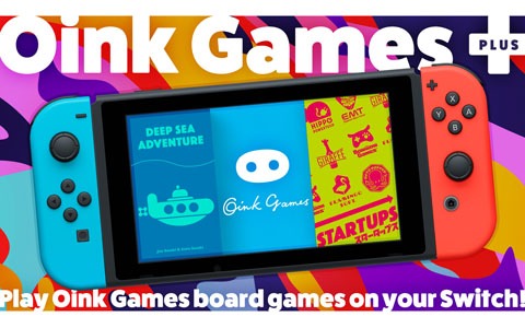 ボードゲームのオンライン化プロジェクト―Switch「Oink Games ＋」のクラウドファンディングが開始！