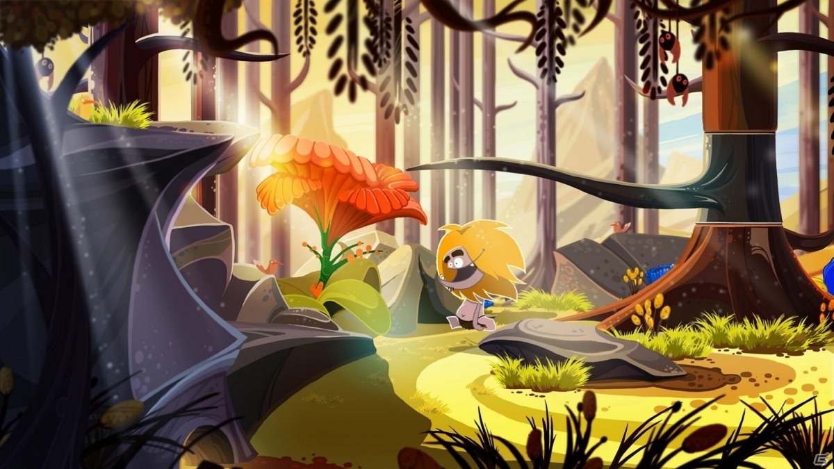 Switch「Fire: Ungh's Quest」が配信！テキストなしで進行するカオスなストーリーが魅力の探索ADVの画像4