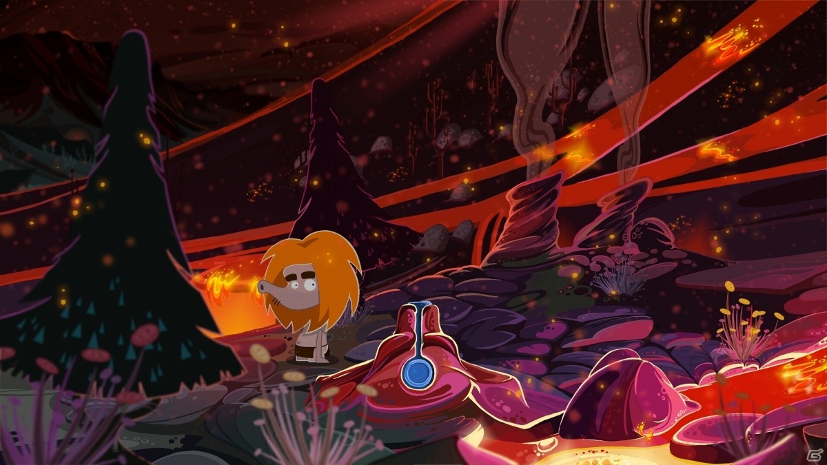 Switch「Fire: Ungh's Quest」が配信！テキストなしで進行するカオスなストーリーが魅力の探索ADVの画像5