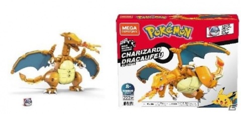 ブロック玩具ブランド「メガコンストラックス」から「ポケットモンスター」のリザードンが5月上旬に発売！の画像4