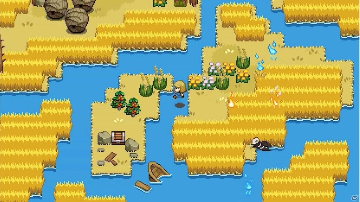 Steam「オーシャンズハート」が日本語に対応！緻密なピクセルアートで描かれた探索型アクションRPGの画像3