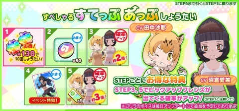 「けものフレンズ3」イベント「ジャパリパーク立ち入り禁止区域・解除開始」が実施！☆4ゴリラと☆4ヒョウも登場の画像4
