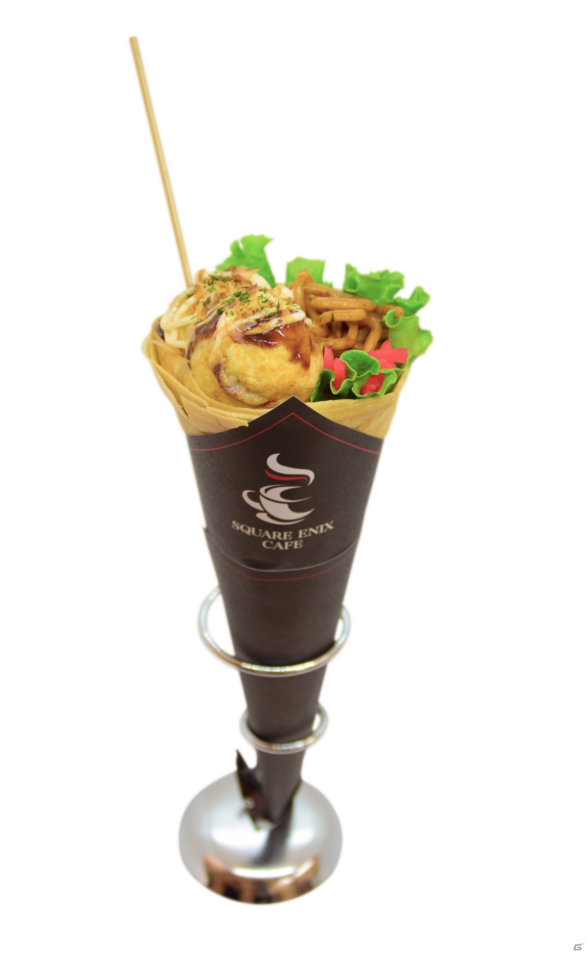 スクウェア・エニックス カフェ大阪の新グランドメニュー「たこ焼きソバクレープ」が5月22日より販売！の画像1