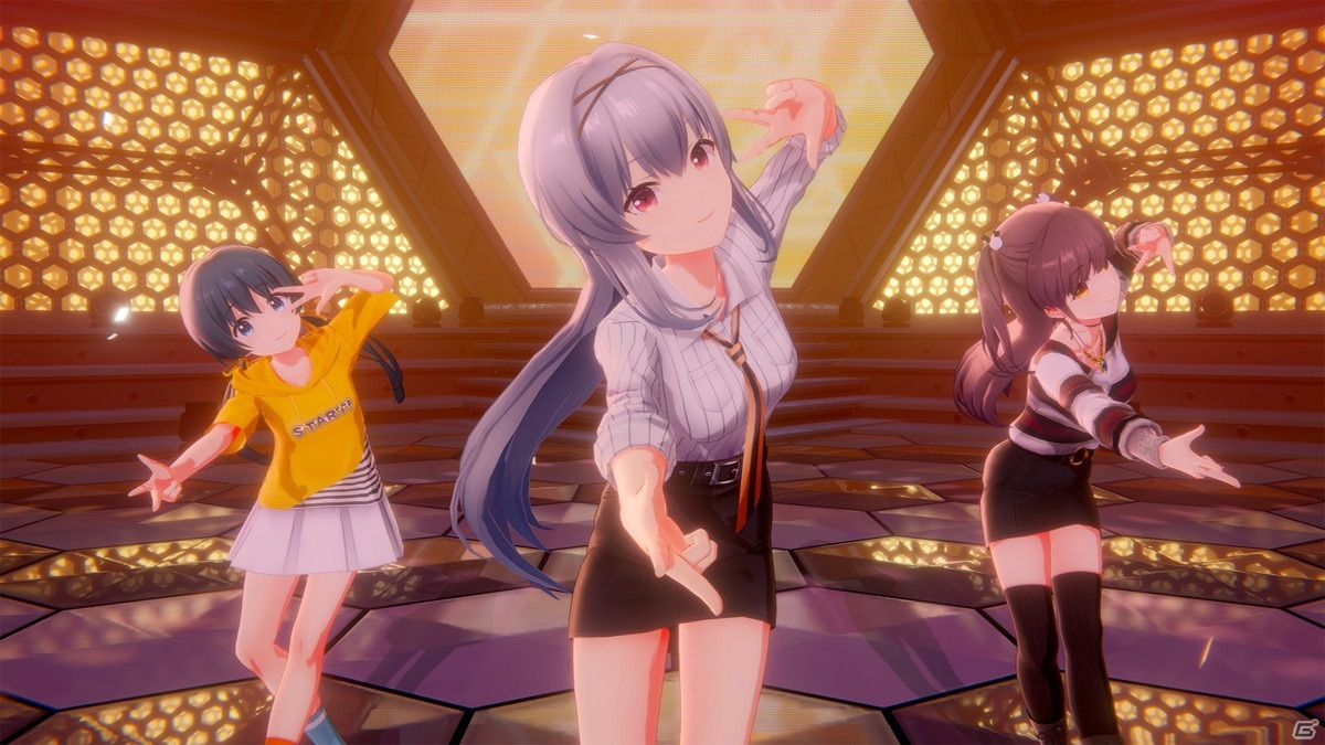 「IDOLY PRIDE」TRINITYAiLEが歌う「Aile to Yell」の3Dゲームライブ映像私服ver.が公開！の画像3
