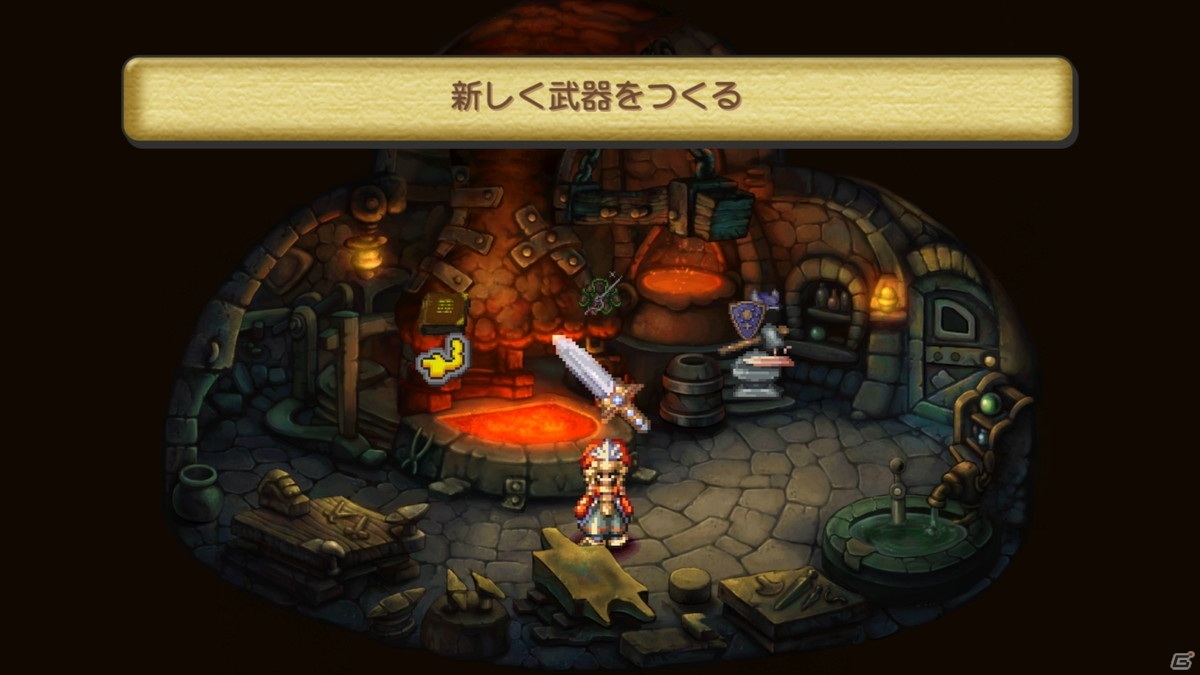 HDリマスター版「聖剣伝説 Legend of Mana」武器・防具・楽器やペット、ゴーレム、果樹園を紹介！の画像7