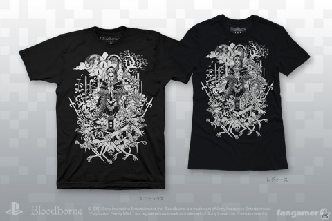「Bloodborne」と「Demon's Souls」のTシャツやピンバッジ全7点が発売！の画像4
