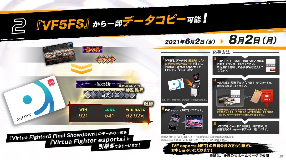 esportsに特化した機能も盛り込んだ「バーチャファイター eスポーツ」が正式発表！PS4版が6月1日、AC版が6月2日に登場の画像10